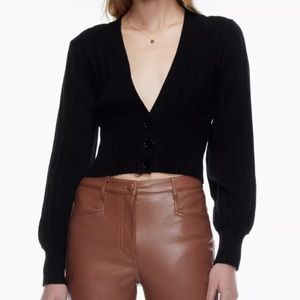 Wilfred plunge front cardigan